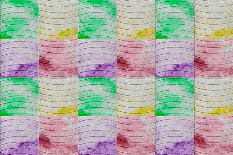 Vinylteppich Wohnzimmer Barcelona Fliesen - TenStickers