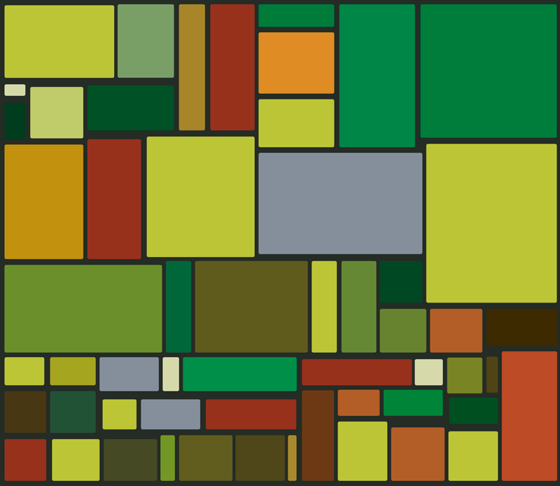 Vinylteppich geometrisch multicolor Retromosaik - TenStickers