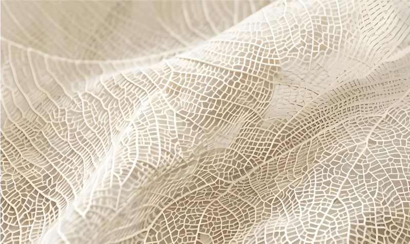 Vinyl Teppich beige minimalistische blätter - TenStickers