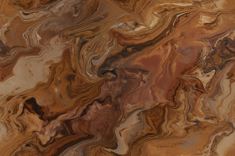 Vinyl Teppich Marmor braunes Design - TenStickers