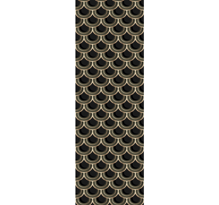 Ornament Tapete elegantes jakobsmuschelmuster - TenStickers