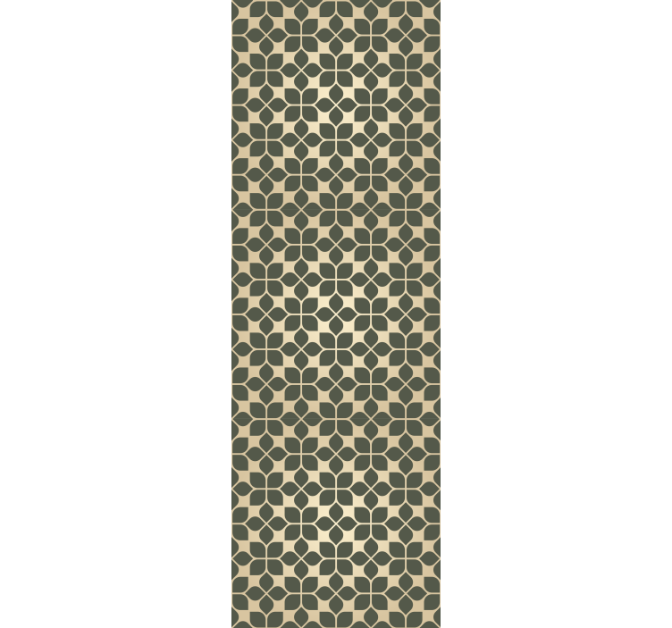 Tapete Hochzeit geometrischer blumenstil - TenStickers