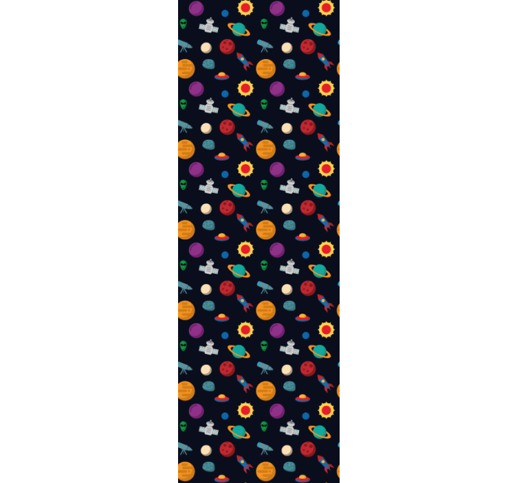 Tapete Sternenhimmel kosmische abenteuerszene - TenStickers