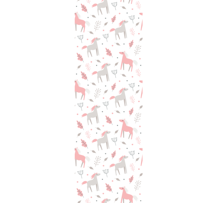 Tapete Tiere pastell fauna muster - TenStickers