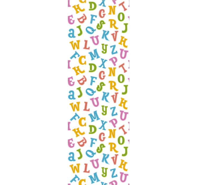 Tapete Schriftzug alphabet-spaß - TenStickers