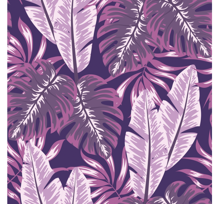 Blumentapete Lila maranta - TenStickers