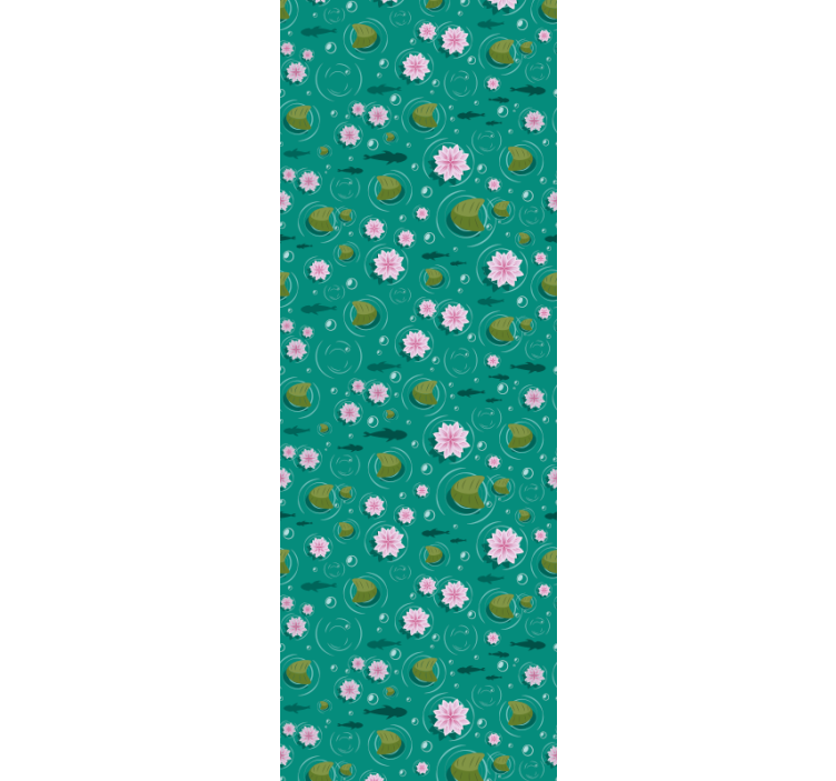 Tapete Natur wasserblüten - TenStickers