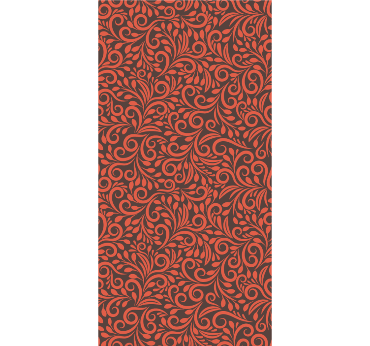 Tapete Florale Ornamente verzierte wirbel - TenStickers