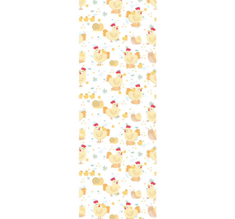 Tapete Tiere charmante hühner - TenStickers