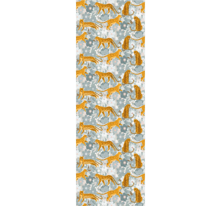 Tapete Tiere leoparden-motiv - TenStickers