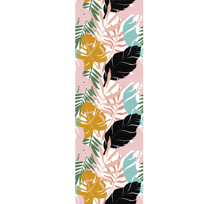 Tapete Blätter exotisches laubsortiment - TenStickers