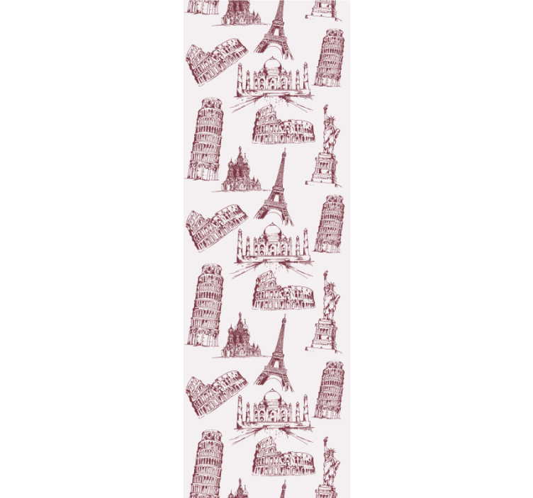 Tapete Stadt und Land ikonische monumente - TenStickers