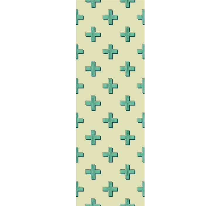 Tapete geometrisch geometrisches kreuzmuster - TenStickers