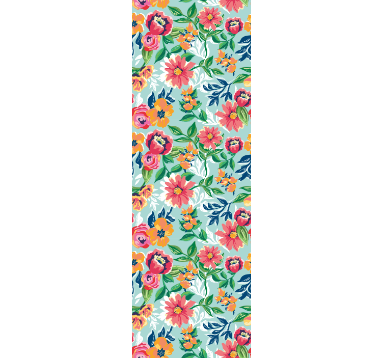 Blumentapete blumengartengestaltung - TenStickers