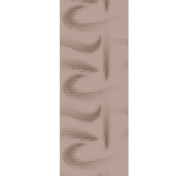 Tapete Textur sandeffekt gemusterte wellen - TenStickers