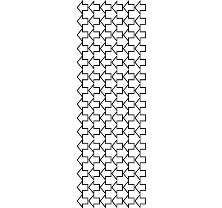 Tapete geometrisch richtungspfeilmuster - TenStickers