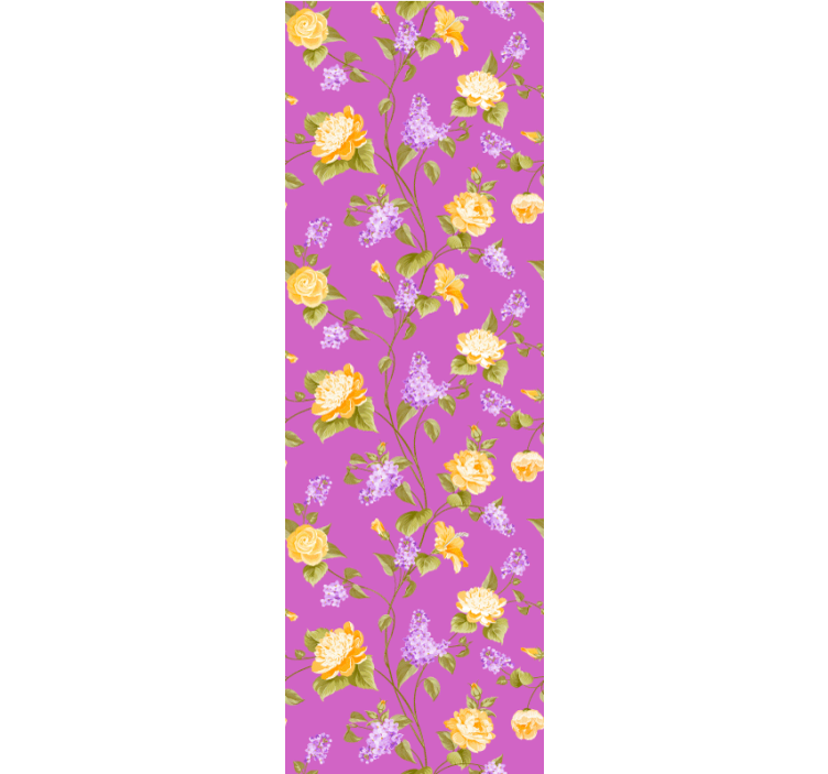 Tapete Florale Ornamente zartes rosa muster - TenStickers