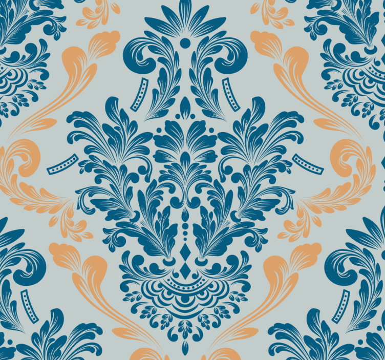 Tapete barock elegantes flourish design - TenStickers