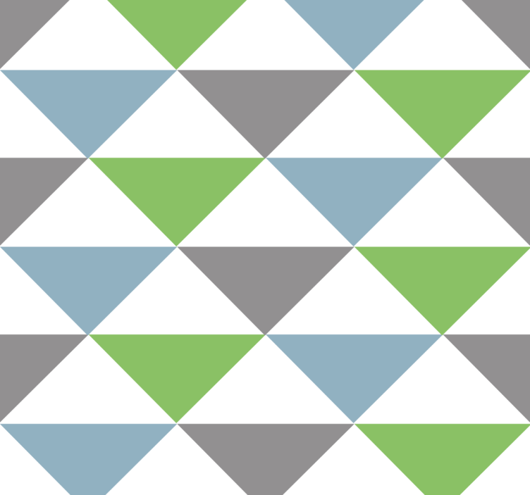 Büro Tapete bunte pastellfarbene Dreiecke - TenStickers