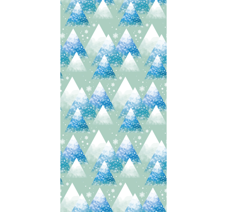 Fototapete wald berglandschaft - TenStickers