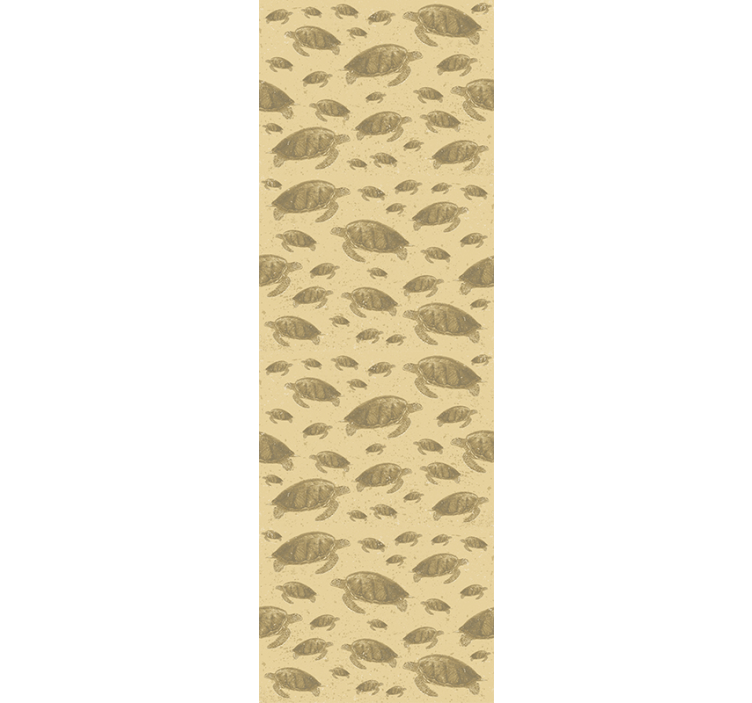 Tapete Meeresschildkröte Muster - TenStickers