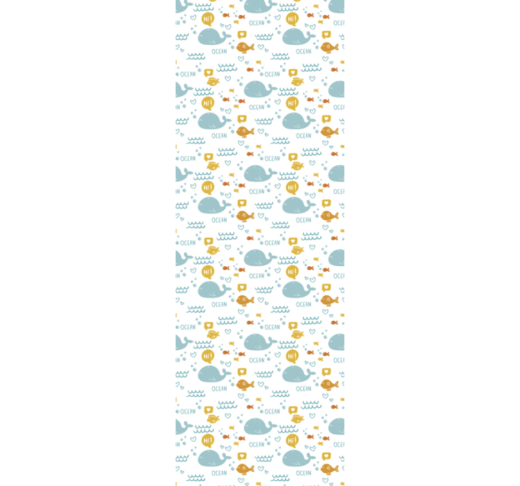 Tapete tiere süße ozeanwale - TenStickers