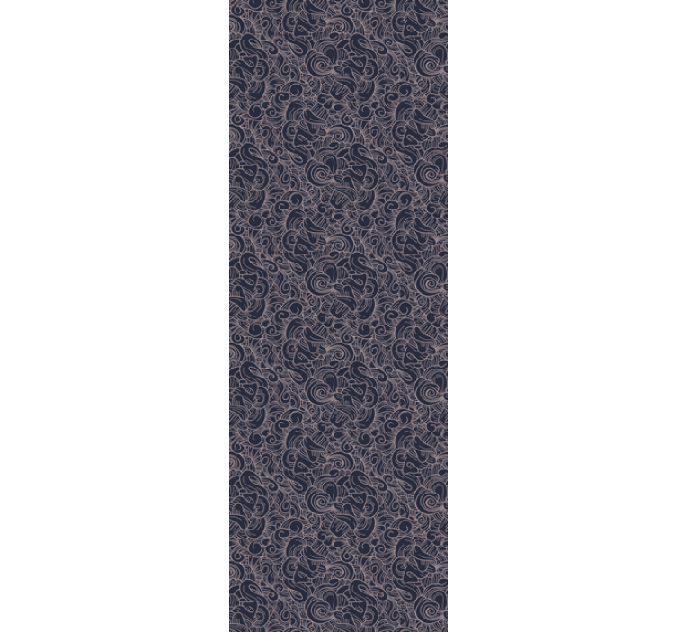 Tapete Abstrakt blaue geschwungene linienmuster - TenStickers