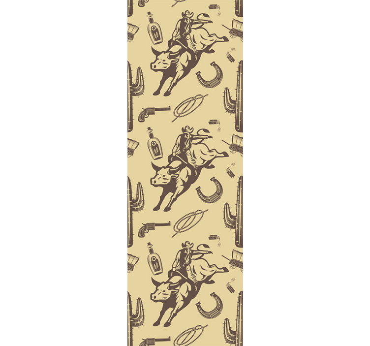 Tapete Kinderzimmer elemente im western-stil - TenStickers