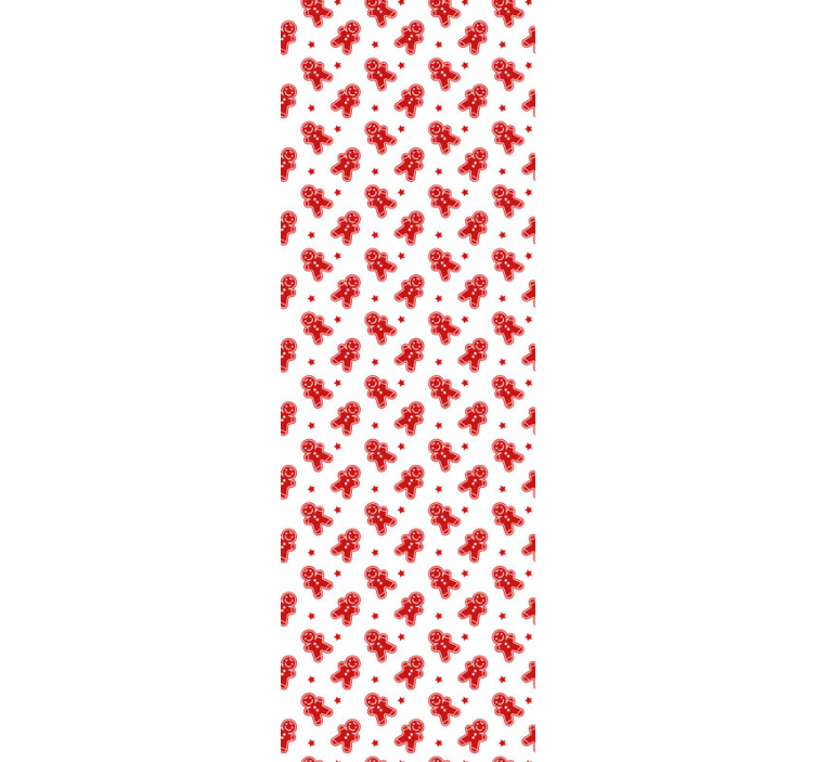 Tapete Weihnachten festliche lebkuchenmuster - TenStickers