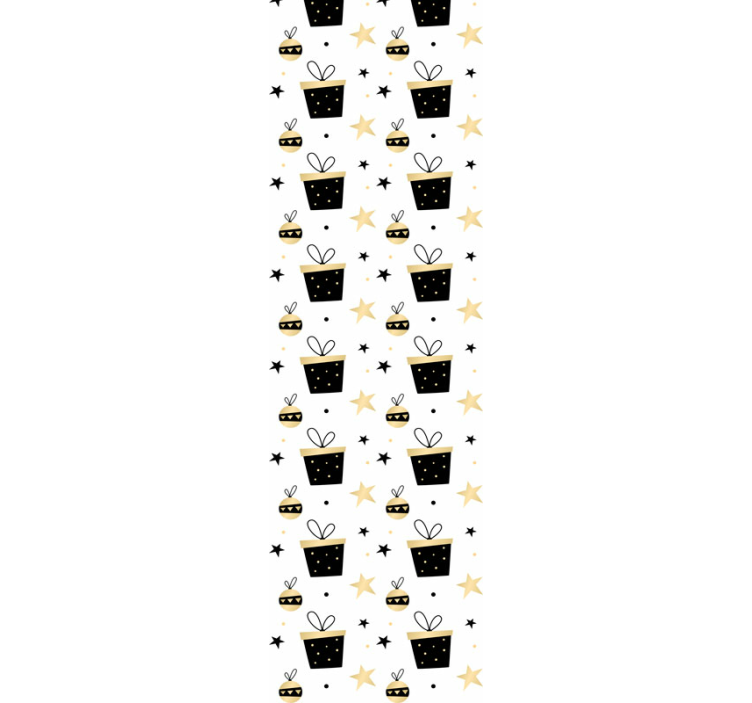 Tapete Weihnachten dekorative blumentöpfe - TenStickers