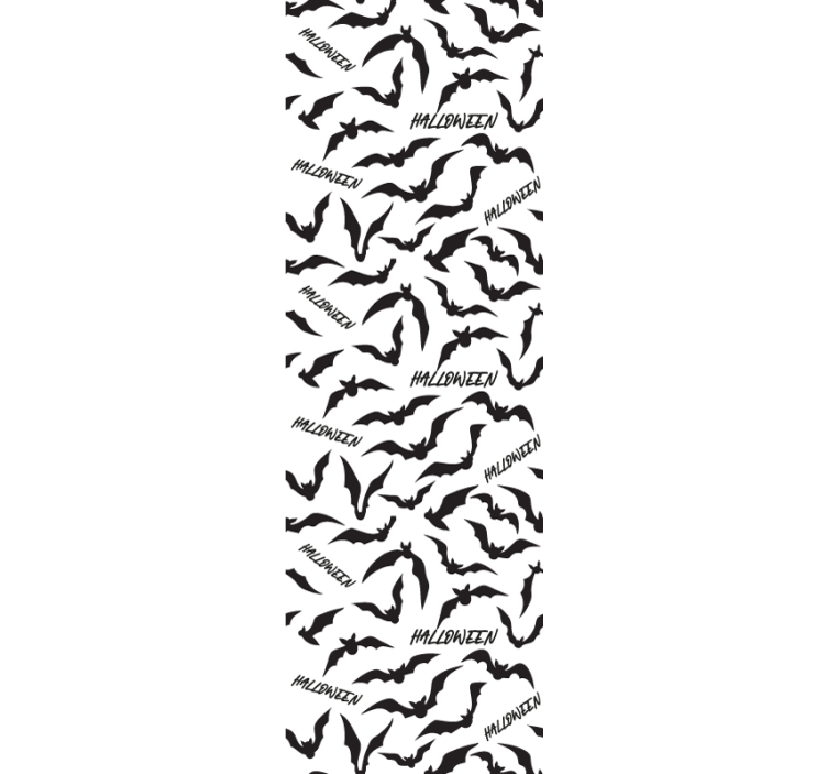 Tapete Halloween fledermäuse und text - TenStickers