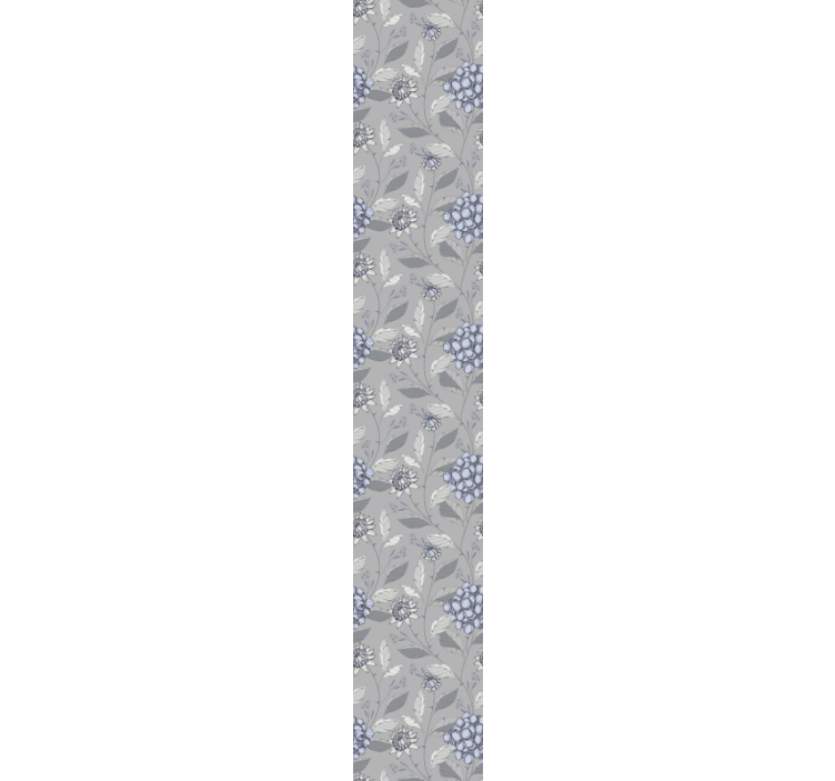 Blumentapete mit floralem blütenmuster - TenStickers
