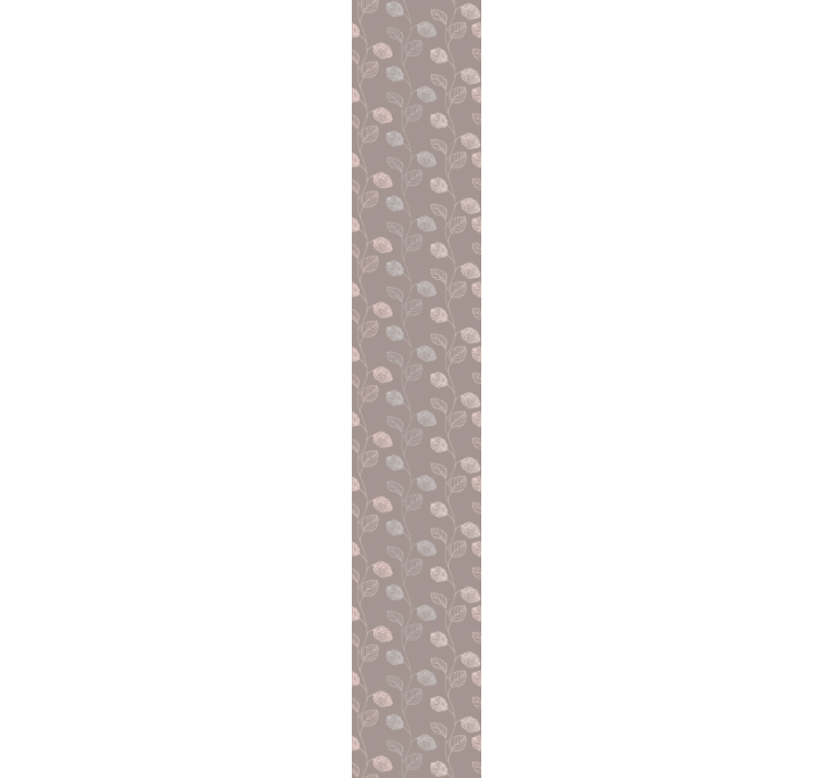 Blumentapete blumenumrissdesign - TenStickers