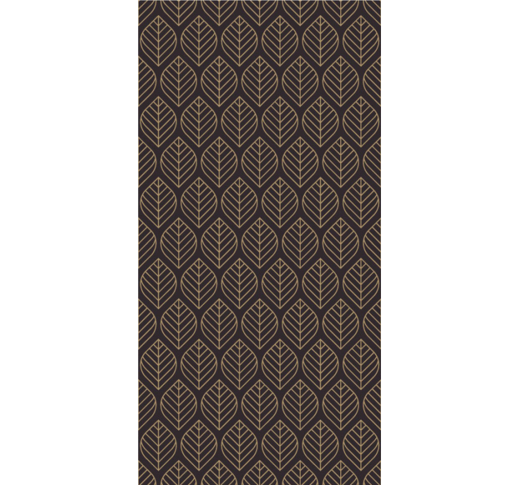 Tapete Blätter elegantes blattmuster - TenStickers