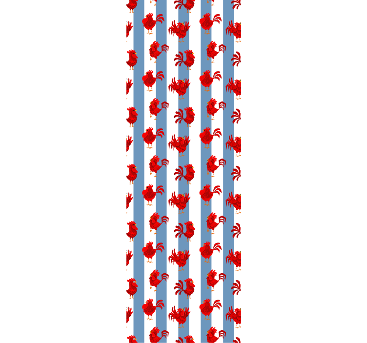 Tapete Tiere hummer-streifenmuster - TenStickers