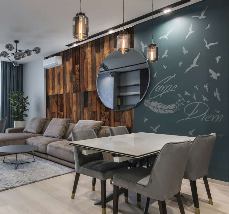 Tapete Holzoptik natürliche Ruhe - TenStickers