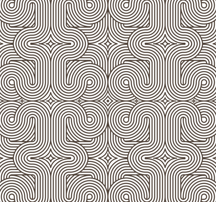 Bürotapete mit Wellenmuster - TenStickers