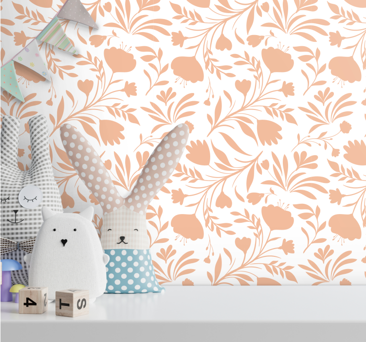 Blumentapete blumige frühlingsstimmung - TenStickers