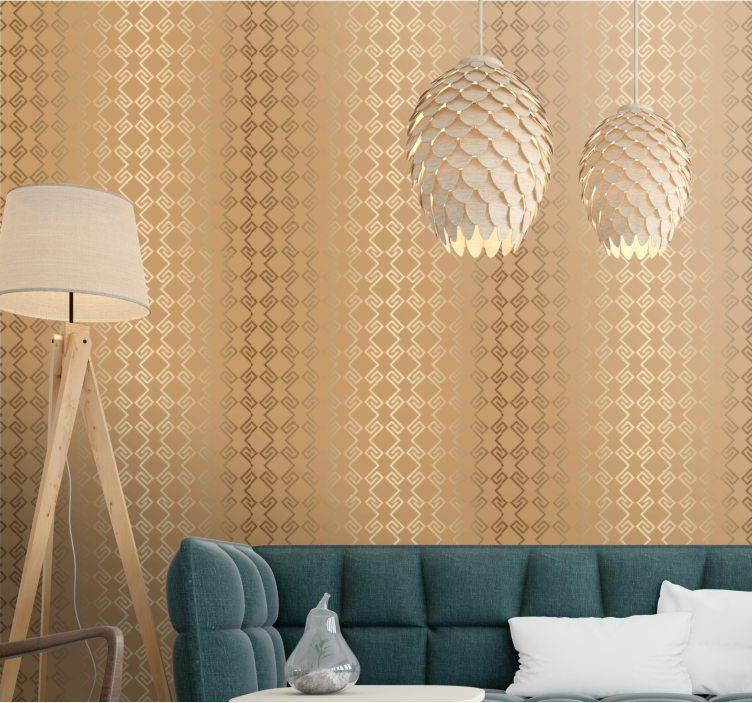 Ornament Tapete elegante geometrische formen - TenStickers