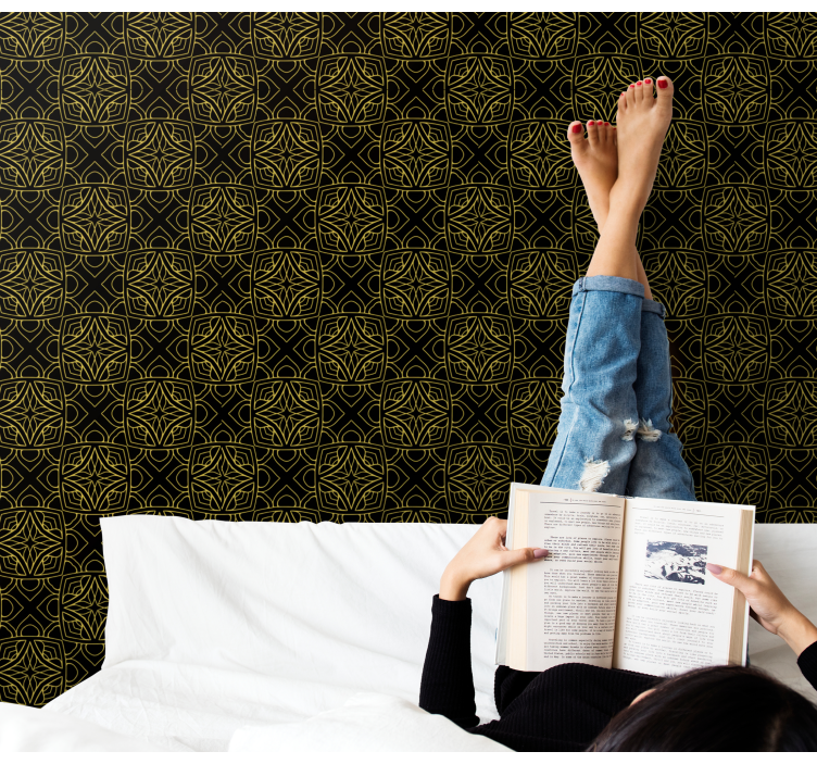 Ornamente Tapete komplizierte geometrische muster - TenStickers