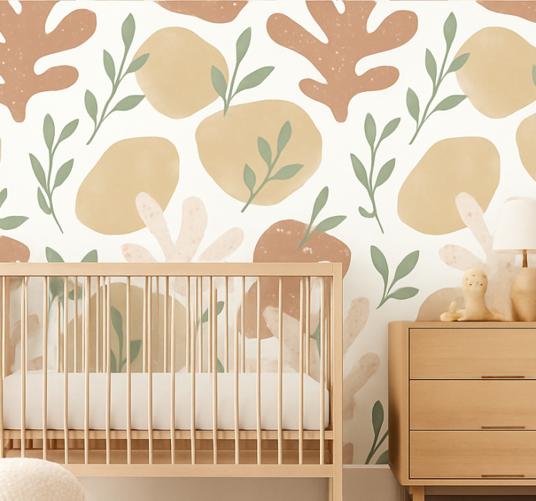 Tapete abstrakt erdformen - TenStickers