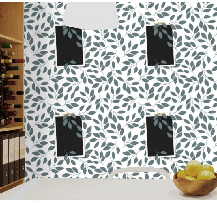 Tapete Blätter belaubt botanisch - TenStickers