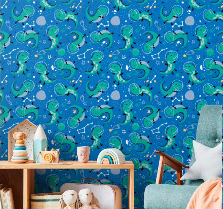 Tapete dinosaurier sternbilder - TenStickers