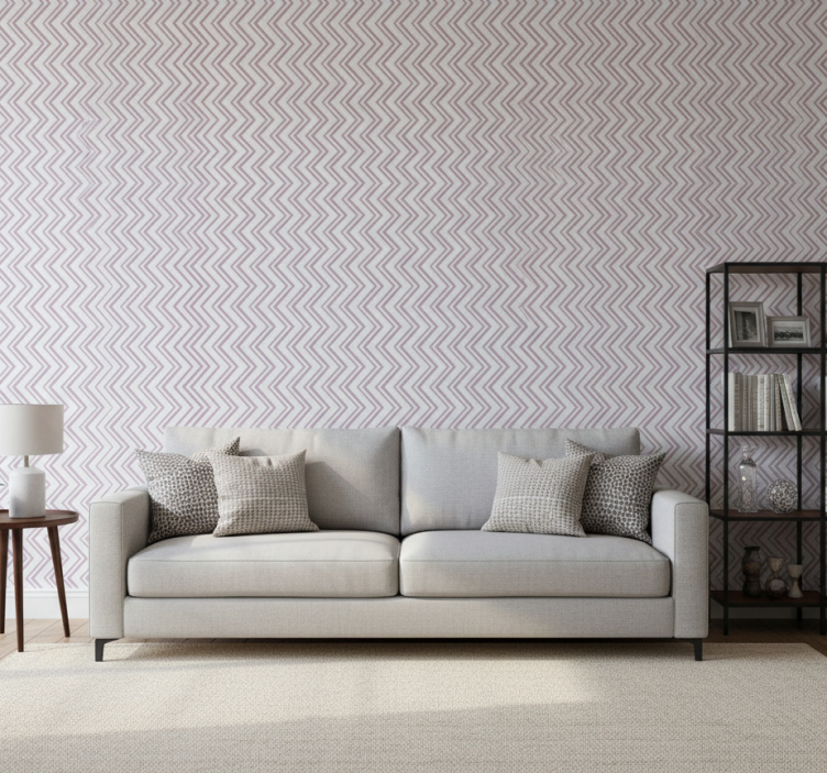 Tapete geometrisch chevron zickzack konzept - TenStickers