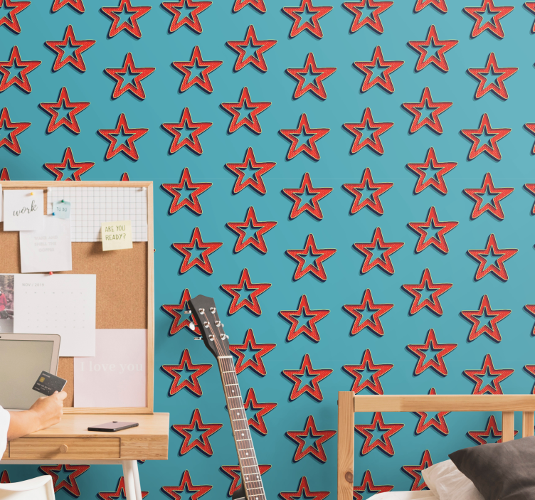 Tapete Sternenhimmel himmlisches sternenmuster - TenStickers