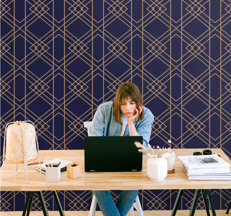 Tapete geometrisch modernes geometrisches design - TenStickers