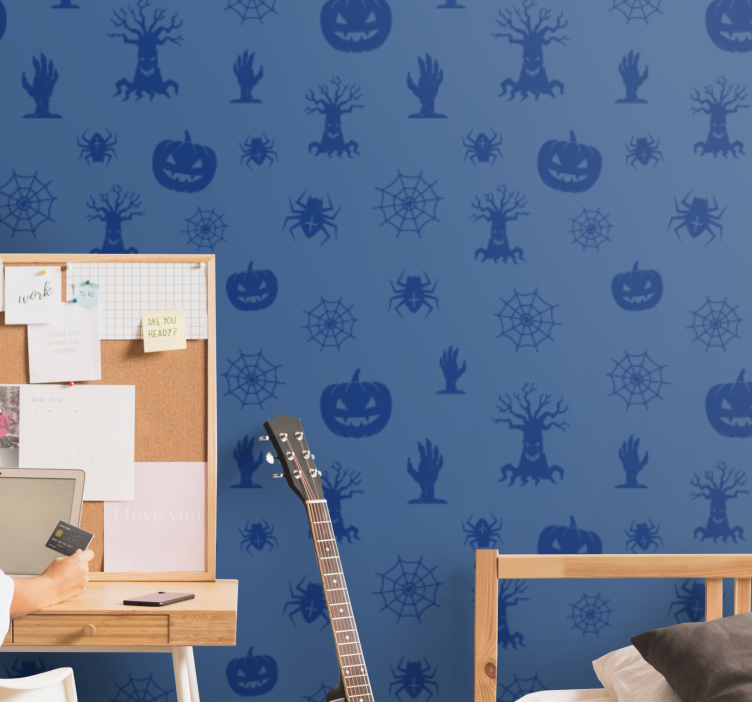 Tapete Halloween gruselige motive - TenStickers