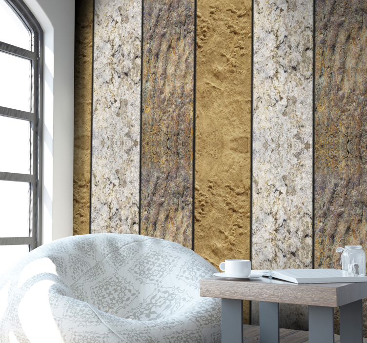 Tapete Muster strukturierte oberflächenplatten - TenStickers