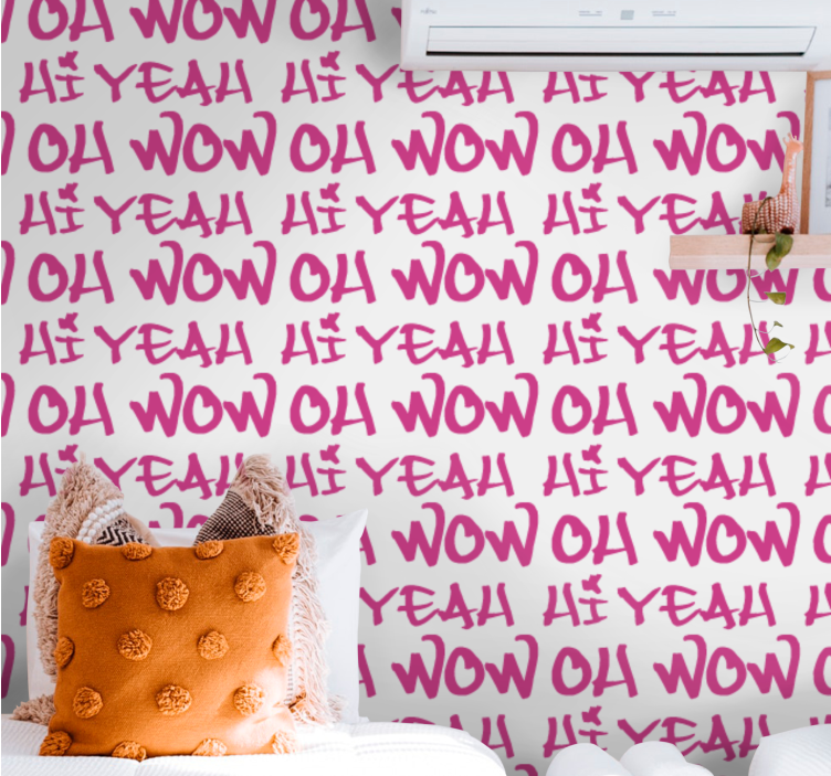 Tapete Schriftzug ausdrucksstarke phrasengestaltung - TenStickers