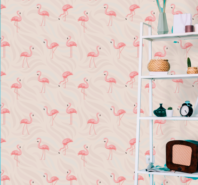 Tapete Tiere flamingo-ensemble - TenStickers